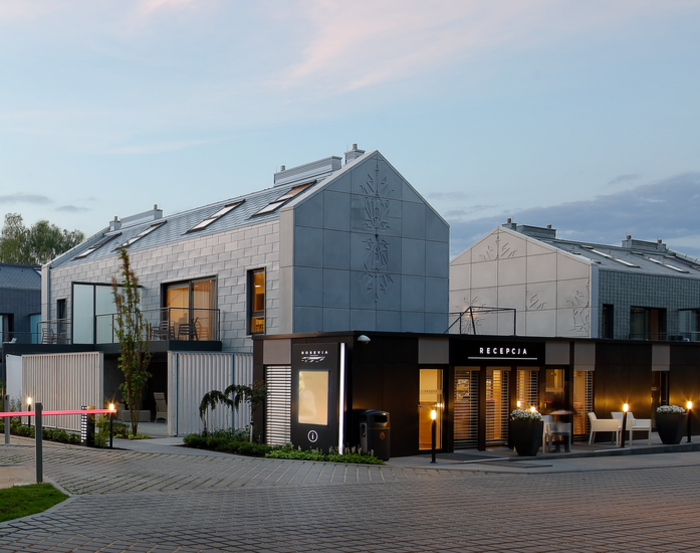Dach z blachy tytan-cynk na Rosevia Resort