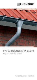 System odwodnienia dachów - instrukcja klejenia