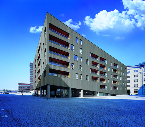 Budynek mieszkaniowo-usługowy Zinc House Budynek mieszkaniowo-usługowy Zinc House