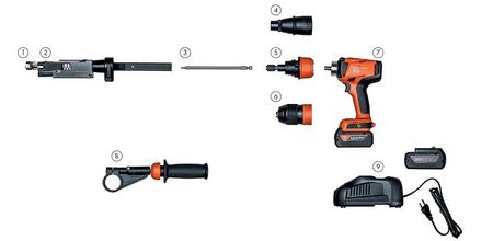CLIPFIX 3w1 - składowe wkrętarki