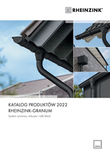 Katalog produktów RHEINZINK-GRANUM 2022