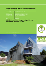 EPD - Environmental Product Declaration RHEINZINK-prePATINA