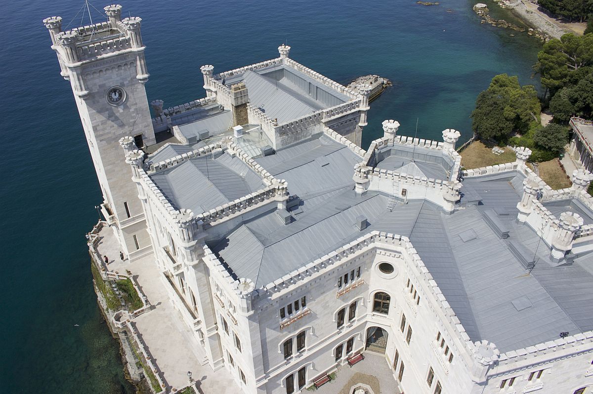 Zamek Miramare w Trieste