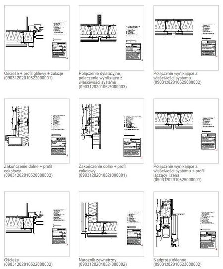 CAD-Elewacja panel ST